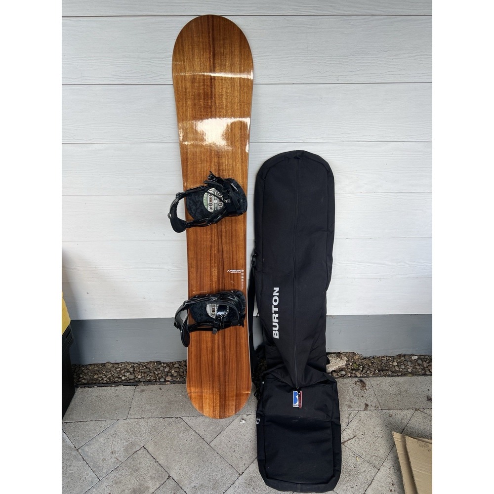 Arbor Element 66 Snowboard With Ride EX Bindings And Carry Bag‎ EUC!